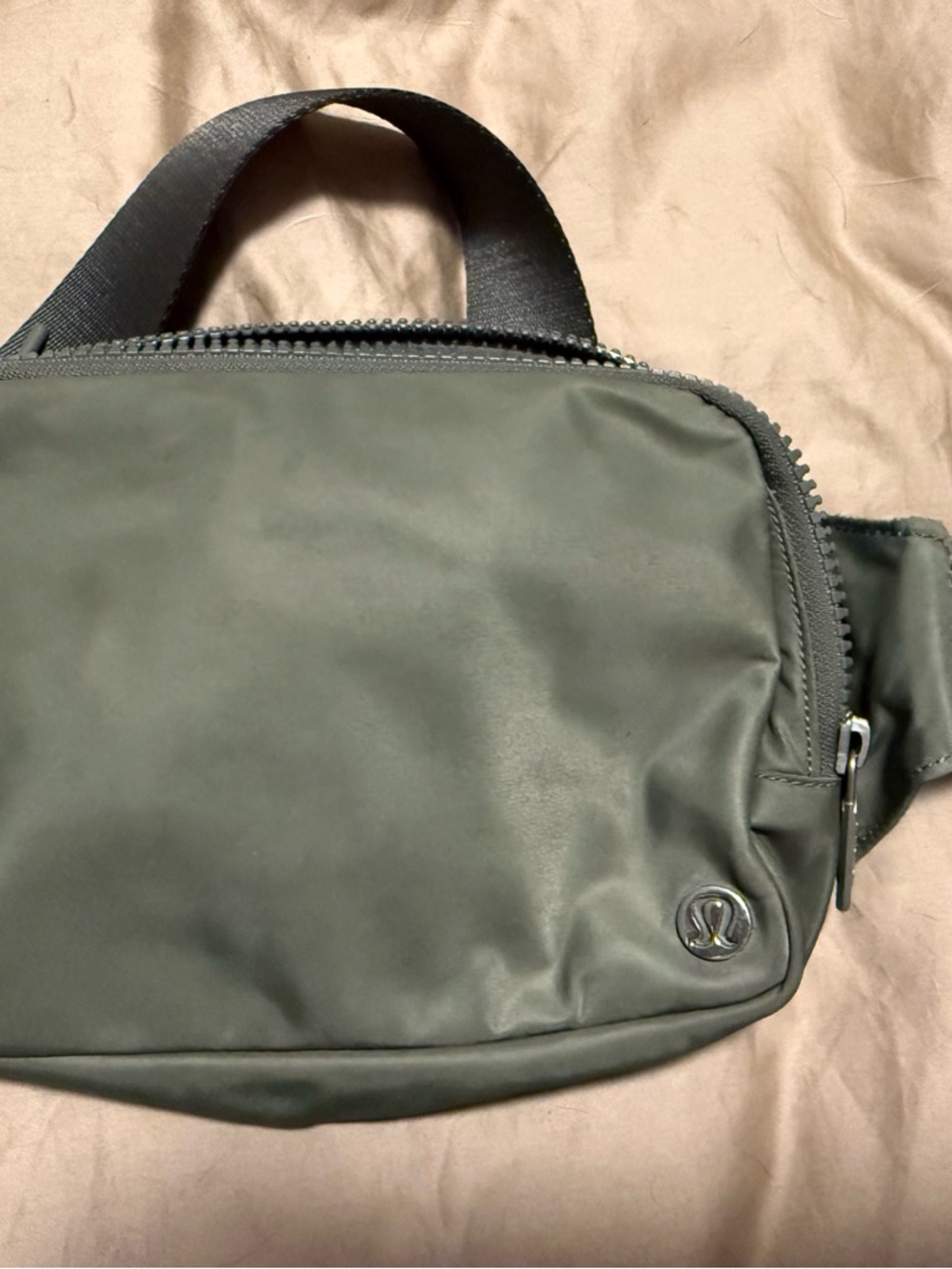 lululemon athletica Olive Green Crossbody Belt Bag